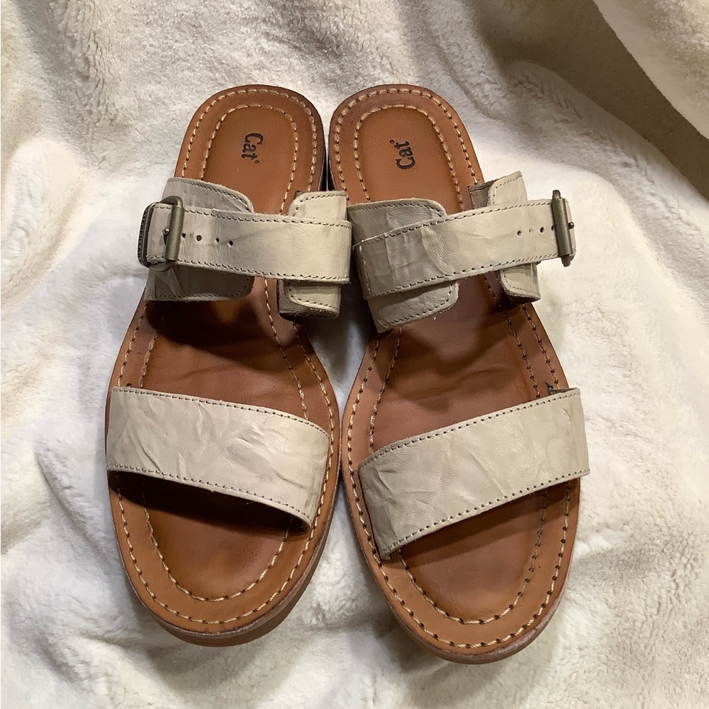 Beige CAT Sandals